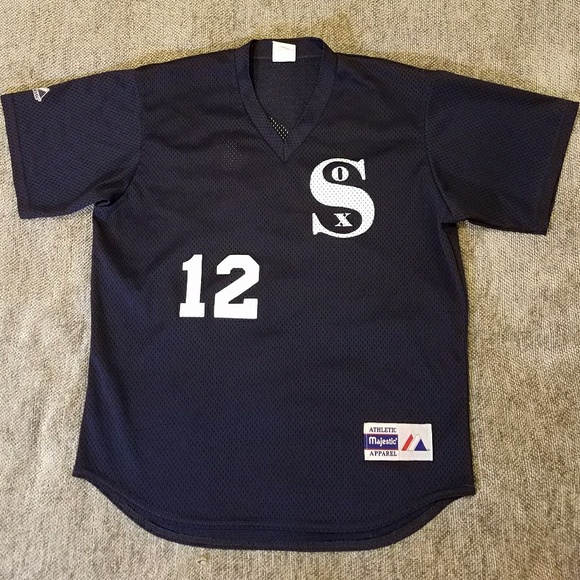 Athletic Majestic Apparel Other - White Sox #12 Mesh Jersey Mens Size LG Majestic